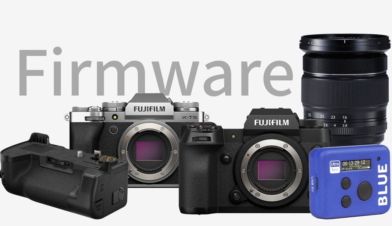 FUJIFILM Firmware Updates Add External Timecode Sync for Cameras and More