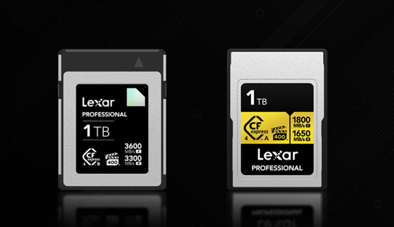 Lexar CFexpress 4.0 Type B Diamond and Type A Gold 1TB Announced