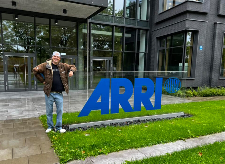 Jarred Land - Co-Owner and President of RED - visiting the ARRI headquarters in Munich