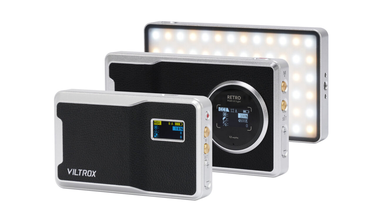 VILTROX Retro 08XとRetro 12Xを発表 - 26種類の照明効果を持つポータブルRGBW LEDライト