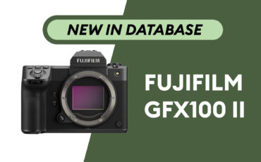 FUJIFILM GFX100 II – Newly Added to Camera Database