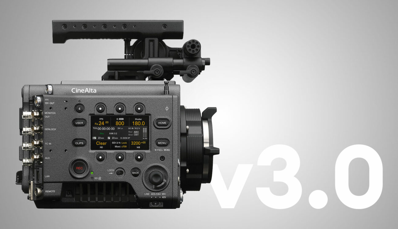 Sony VENICE 2 Version 3.0 Firmware Update -  New Frame Rates and More