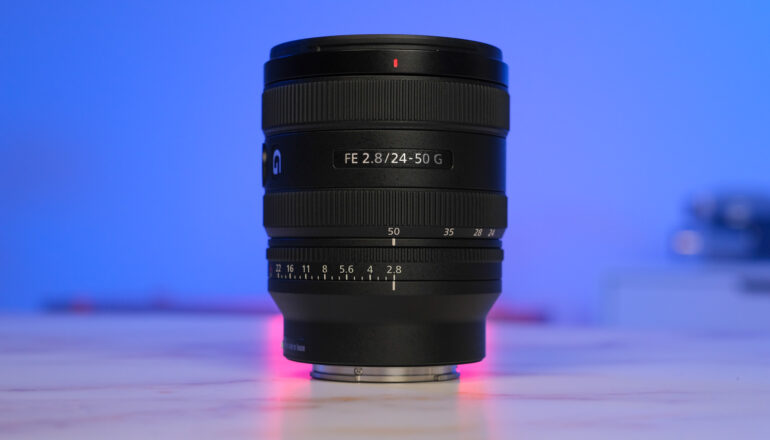 ソニーがFFカメラ用のコンパクトな高速ズームレンズ「FE 24-50mm F2.8 G」を発表