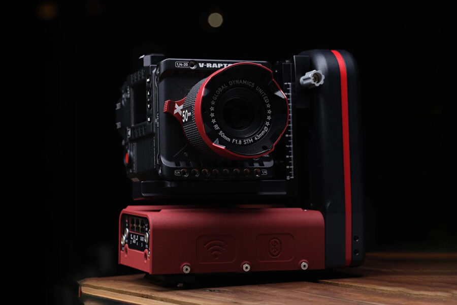 Kessler CineShooter+ motion control system with the new RED V-RAPTOR [X]