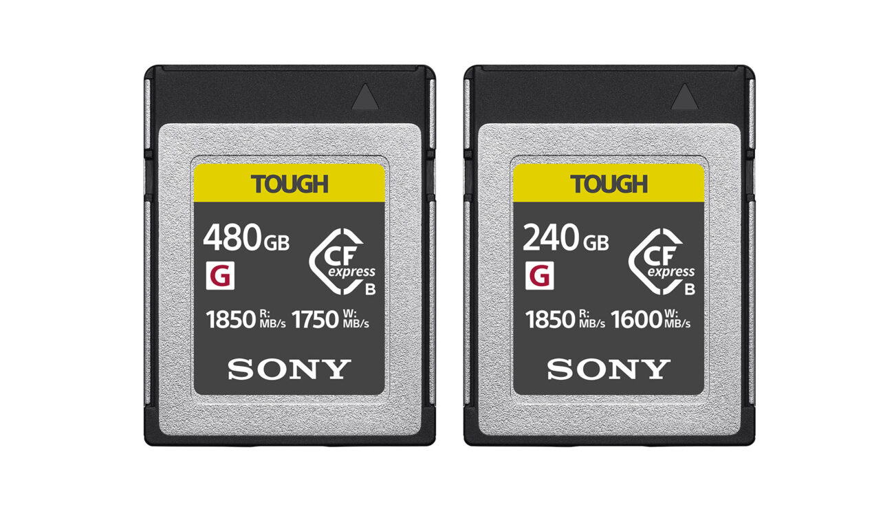 Sony 240GB and 480GB CFexpress Type B TOUGH Memory Cards Announced