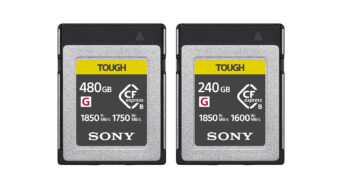 Sony 240GB and 480GB CFexpress Type B TOUGH Memory Cards Announced