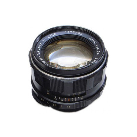 The original Pentax Super-Takumar 50mm f/1.4 lens (8-element version)