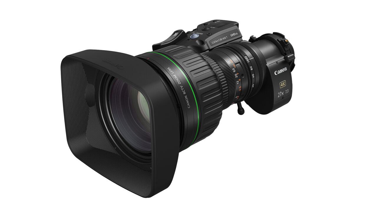 Lente Canon CJ27ex7.3B IASE T – Lente de transmisión portátil de 2/3″ con zoom x27