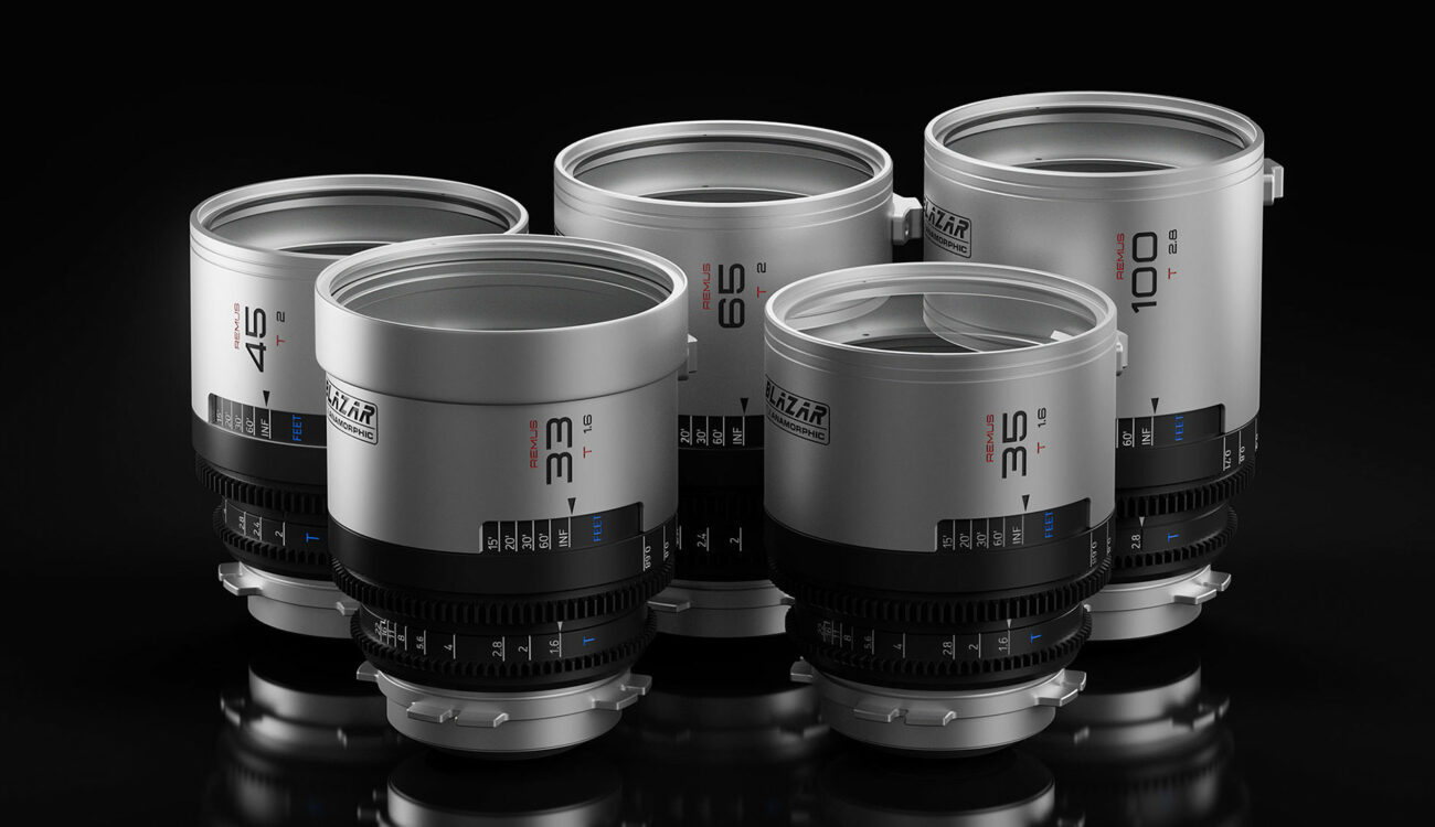 BLAZAR Remus 33mm T1.6 Full Frame 1.5x Anamorphic Lens Announced