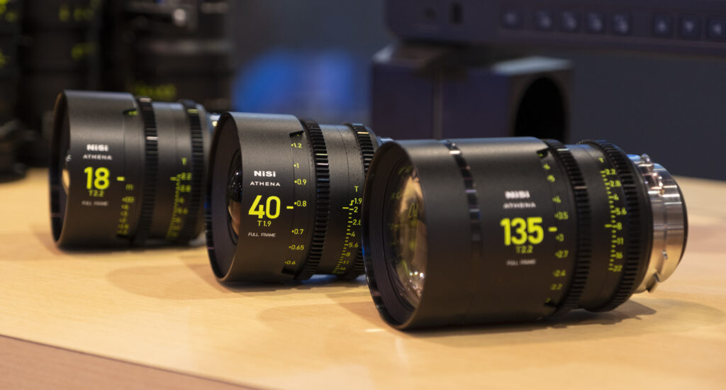 NiSi ATHENA Prime 18mm T2.2, 40mm T1.9, and 135mm T2.2  Unveiled - and a Look Ahead