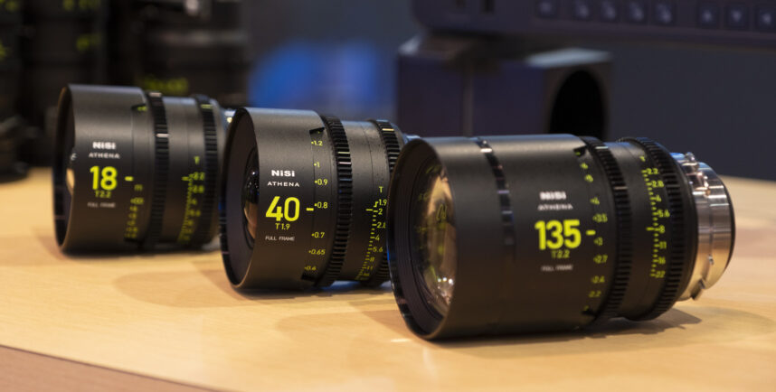 NiSi ATHENA Prime 18mm T2.2, 40mm T1.9, and 135mm T2.2  Unveiled - and a Look Ahead