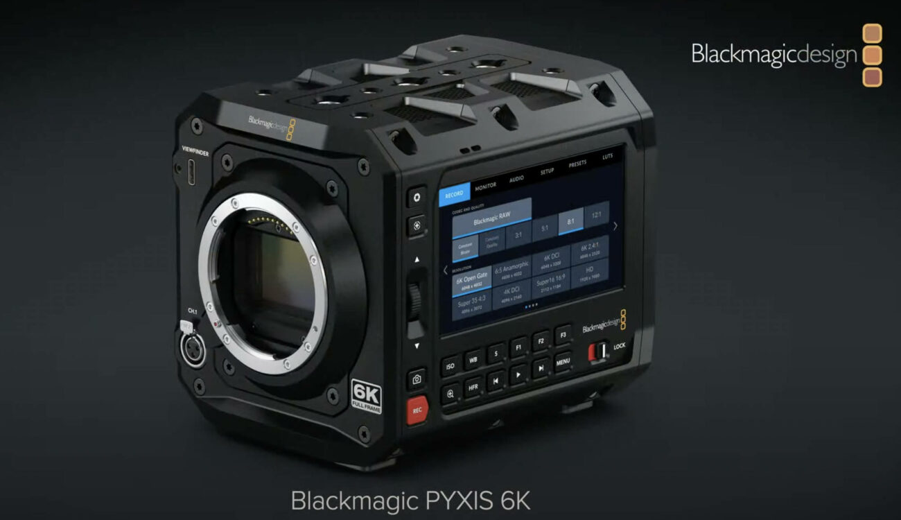 Blackmagic PYXIS 6K Announced – Cube-Style Full-Frame 6K Camera with EF, PL or L-Mount