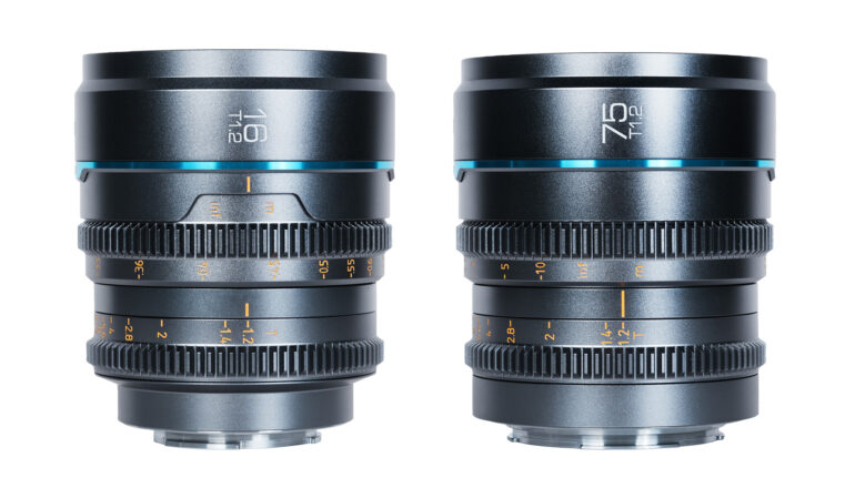 SIRUI Nightwalker S35 16mm and 75mm Lenses Announced  on Indiegogo - Expanding the Cine Lens Series