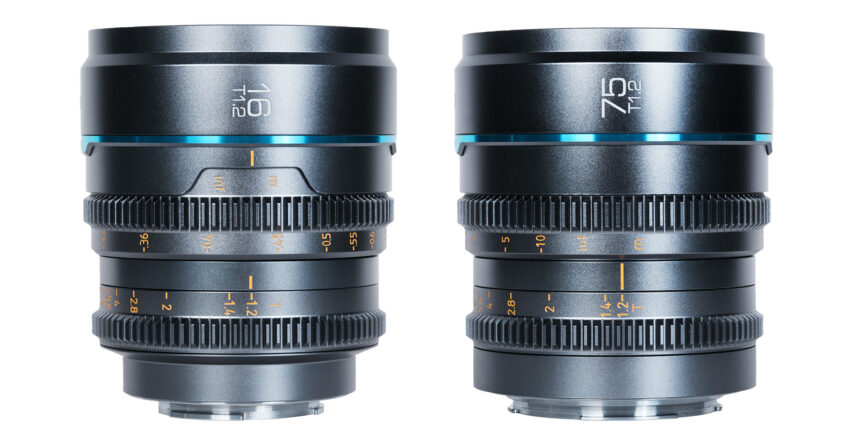 SIRUIがNightwalker S35 16mmと75mmレンズをIndiegogoで発表 - シネレンズシリーズを拡充