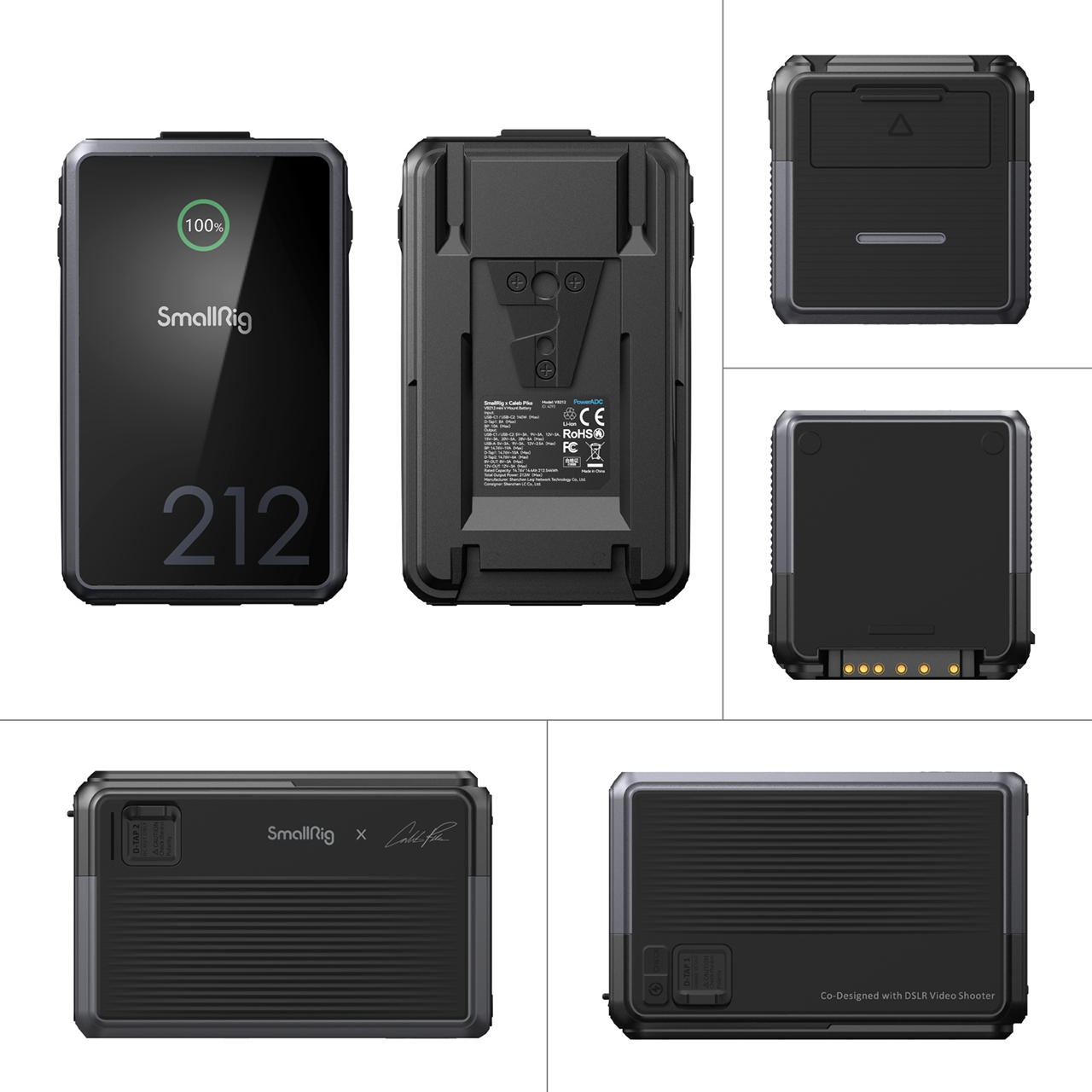 SmallRig VB212 Mini V-Mount Battery - product pics