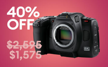 Blackmagic Cinema Camera 6K - 40%の大幅なグローバル期間限定割引