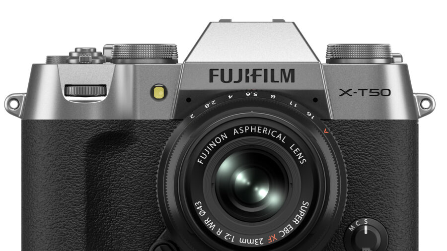 FUJIFILM X-T50 new rounder design and the Tally LED light is also there
