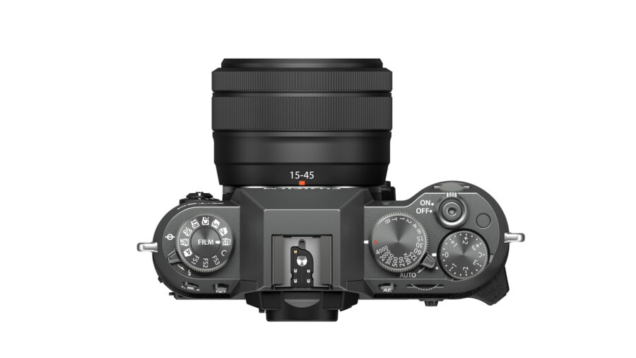 FUJIFILM X-T50 upper view with the new dedicated Film Simulation 