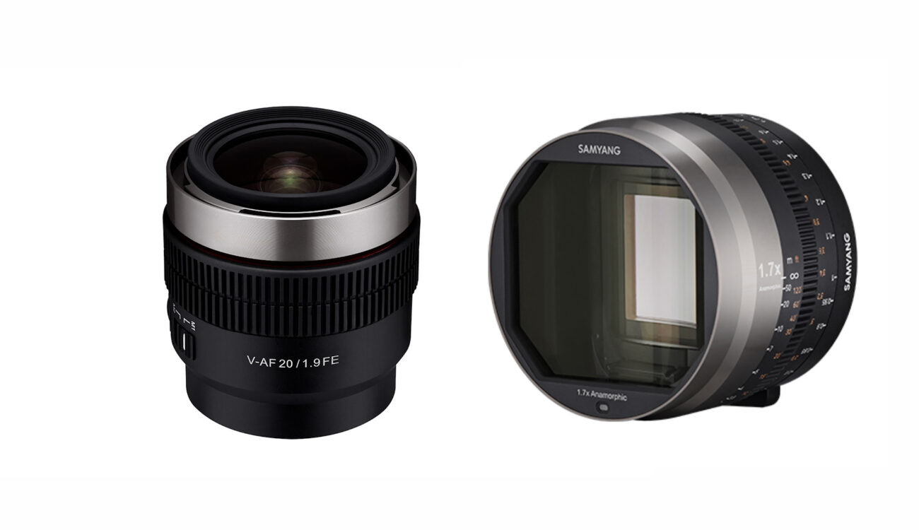 Samyang V-AF 20mm T1.9 and 1.7x Anamorphic Adapter Released - Lens Set Now Completed