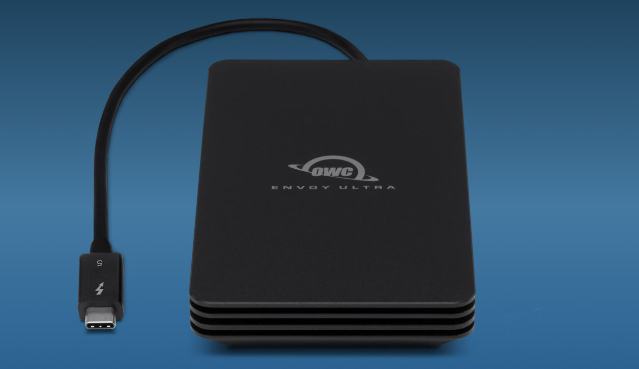 OWC Envoy Ultra Thunderbolt 5 SSD 2TB – Velocità 6000 MB/s, Compatibile TB3/TB4/USB4, Alluminio, Alimentato Via Bus