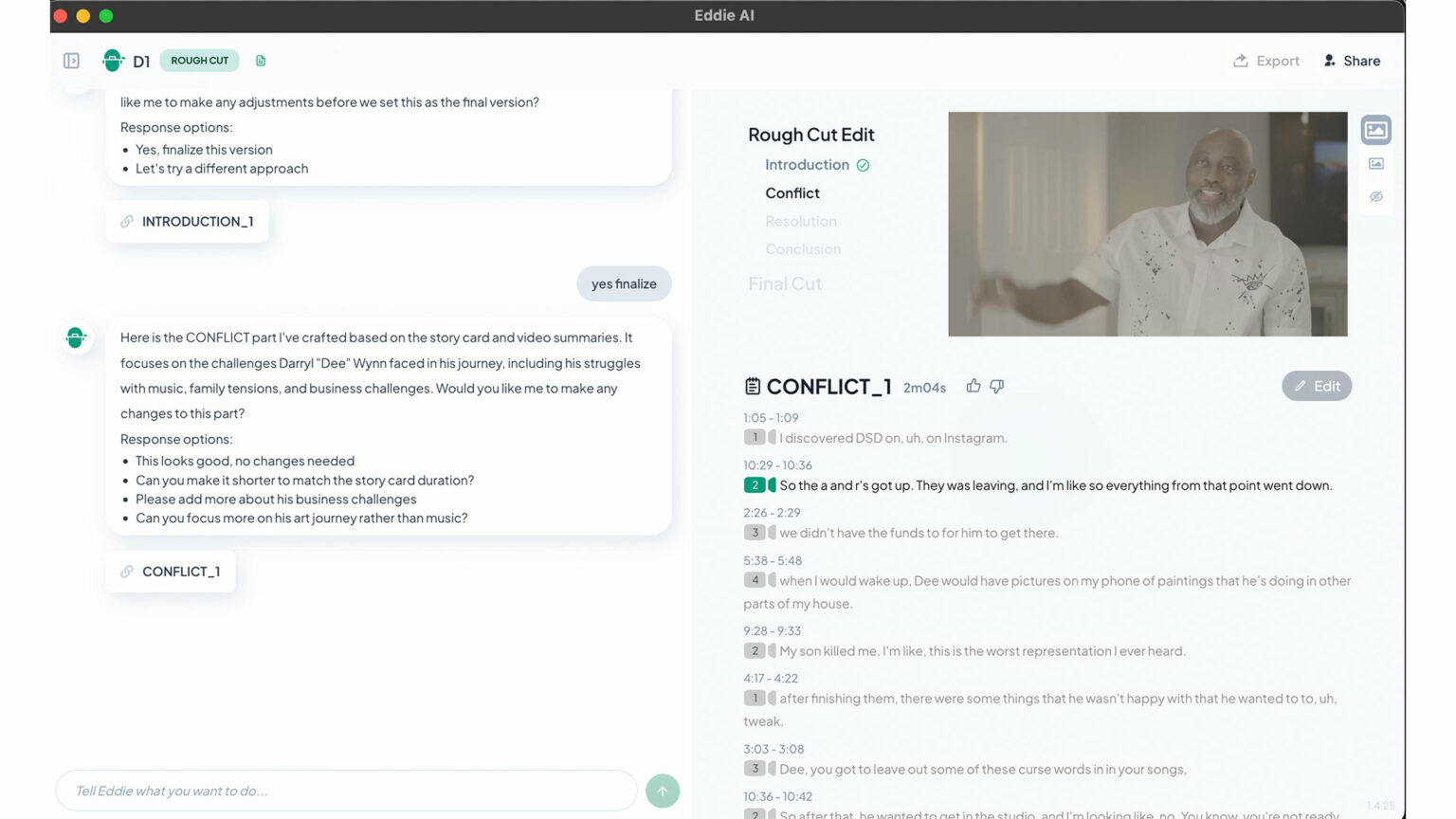 Eddie AI Assistant Video Editor 2.0 Released - Native Windows and Mac ...