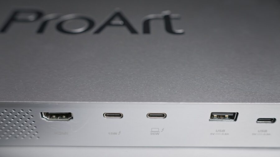 All the needed inputs are there: HDMI 2.1, Thunderbolt 4, etc