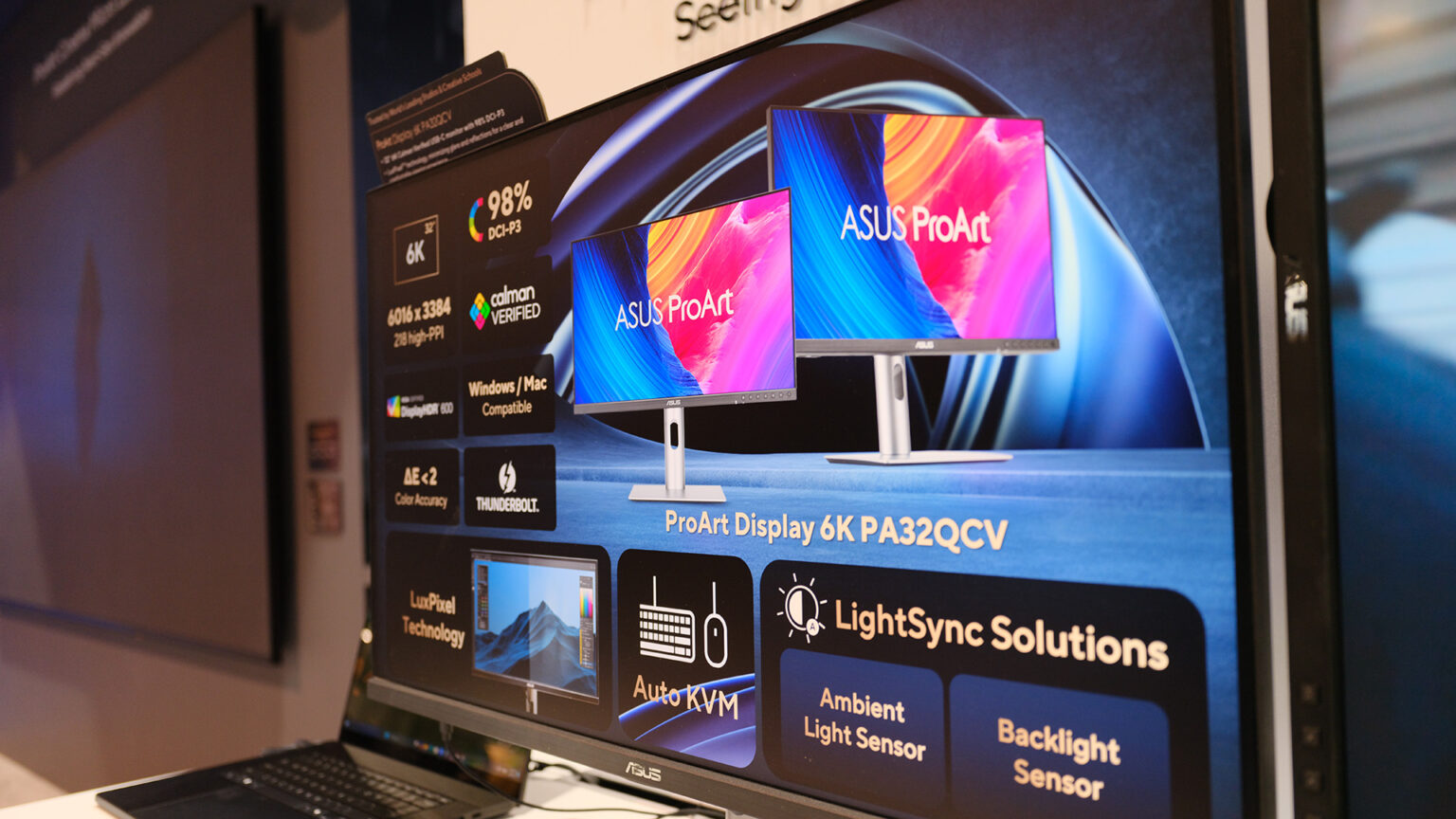 ASUS ProArt Monitors, a MicroLED Display, and a Display Calibrator ...