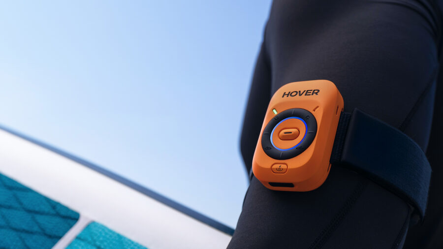 The HOVERAir AQUA drone remote