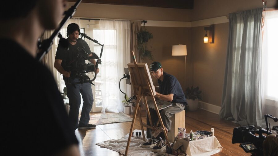 Filming Painter Eli Coccetti