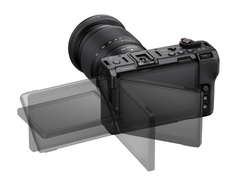 Nikon ZR has a large 4-inch, 1,000-nit display