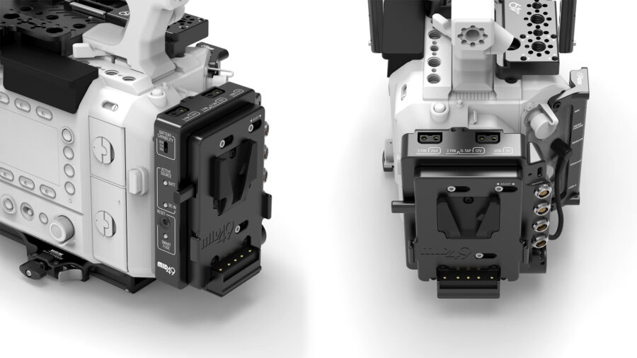The MID49 DB-13 power distribution box for the FUJIFILM GFX ETERNA 55