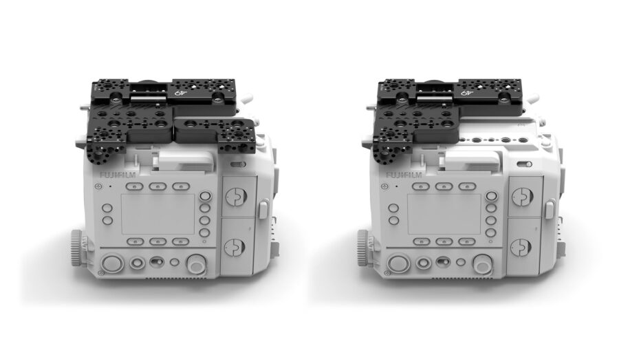 The MID49 top plate for the GFX ETERNA 55