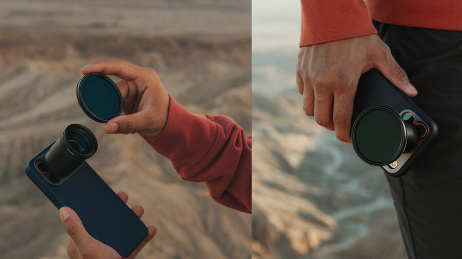 The SANDMARC 48mm telephoto tetraprism is compatible with lens filters