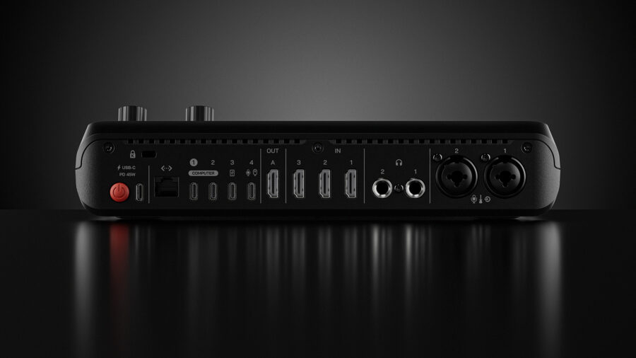 Back of the RØDECaster Video S