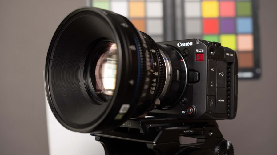 The Canon EOS C50 in our CineD lab