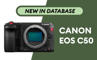 Canon EOS C50 - Newly Added to Camera Database