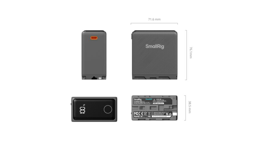 SmallRig USB-C Camera Battery. Credit: SmallRig