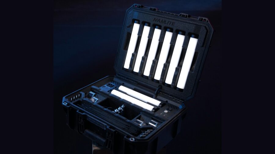 GUTEK T-230 configuration for eight NANLITE PavoTube II 6XR
