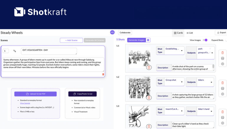 Quick and Efficient Shotlisting with ShotKraft – A Review of the AI-Enhanced Software