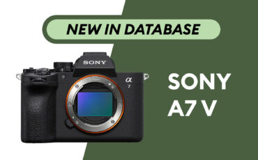 Sony Alpha a7 V - Newly Added to Camera Database