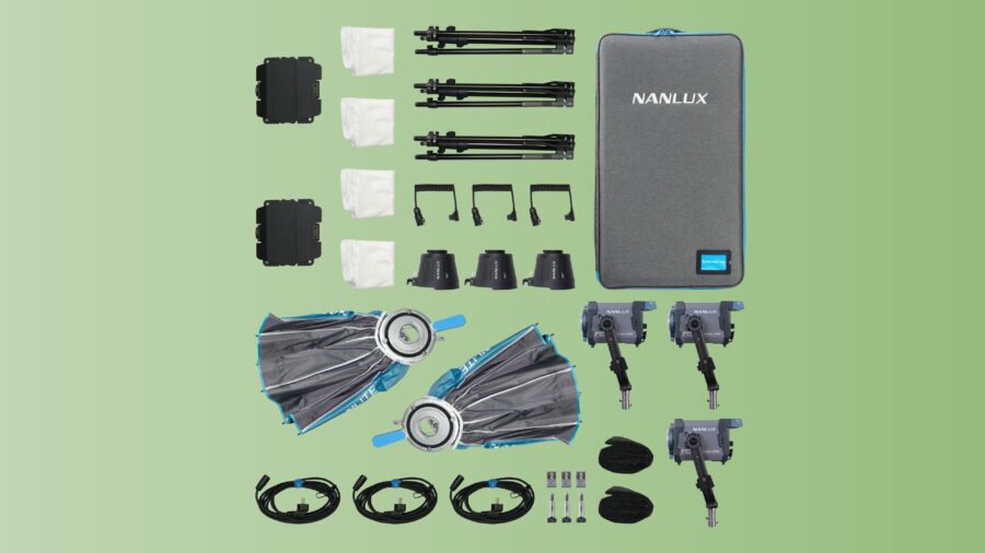 NANLUX Evoke 150C 3-light Kit. Credit: NANLUX