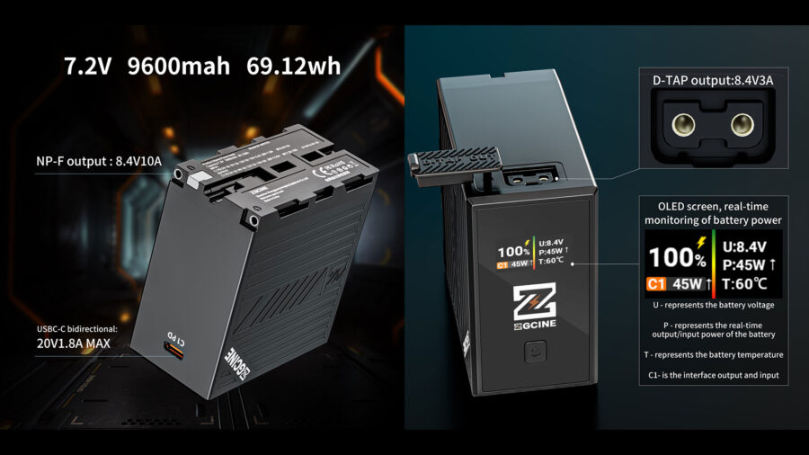 ZGCINE BT-NPF970