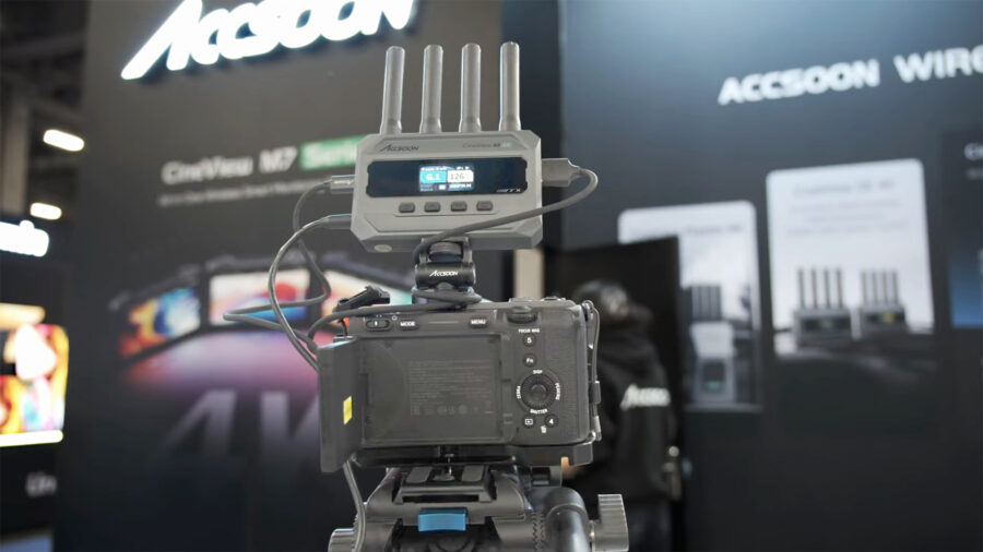 Accsoon SE 4K mounted