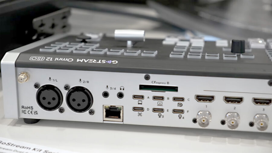 OSEE GoStream Omni 12 audio connections