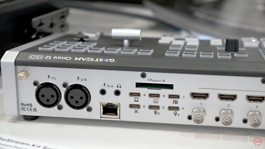 OSEE GoStream Omni 12 audio connections