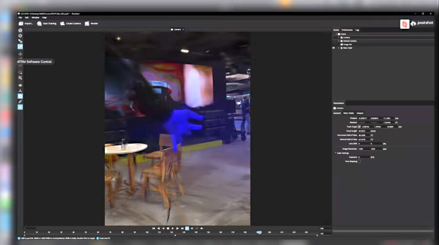 Radiant Image deleting in 3D space