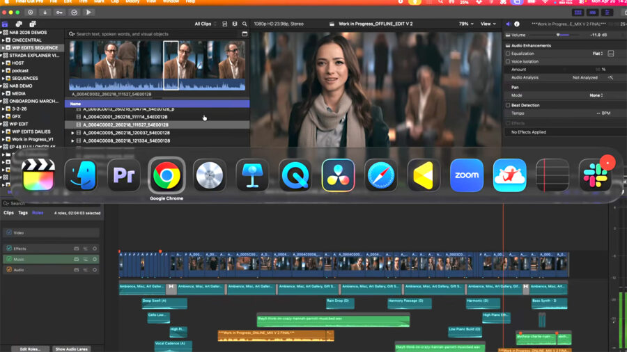 Strada Connect works with any editing system
