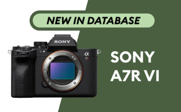 Sony Alpha a7R VI - Newly Added to Camera Database