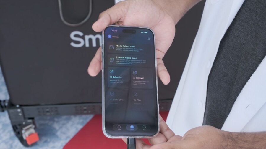 SmallRig SSD with KOCARD app.