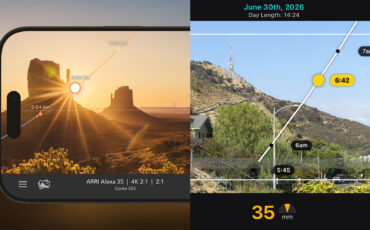 Artemis y Cadrage Incorporan Seguimiento Solar - Las aplicaciones de visor de director convergen en la previsualización de la posición del sol